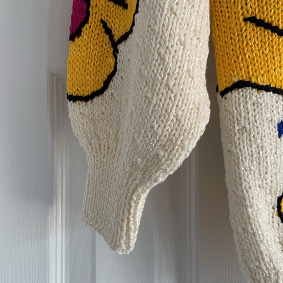 Nannell Vintage Hand Knit Sweater size small - Picture 3 of 6